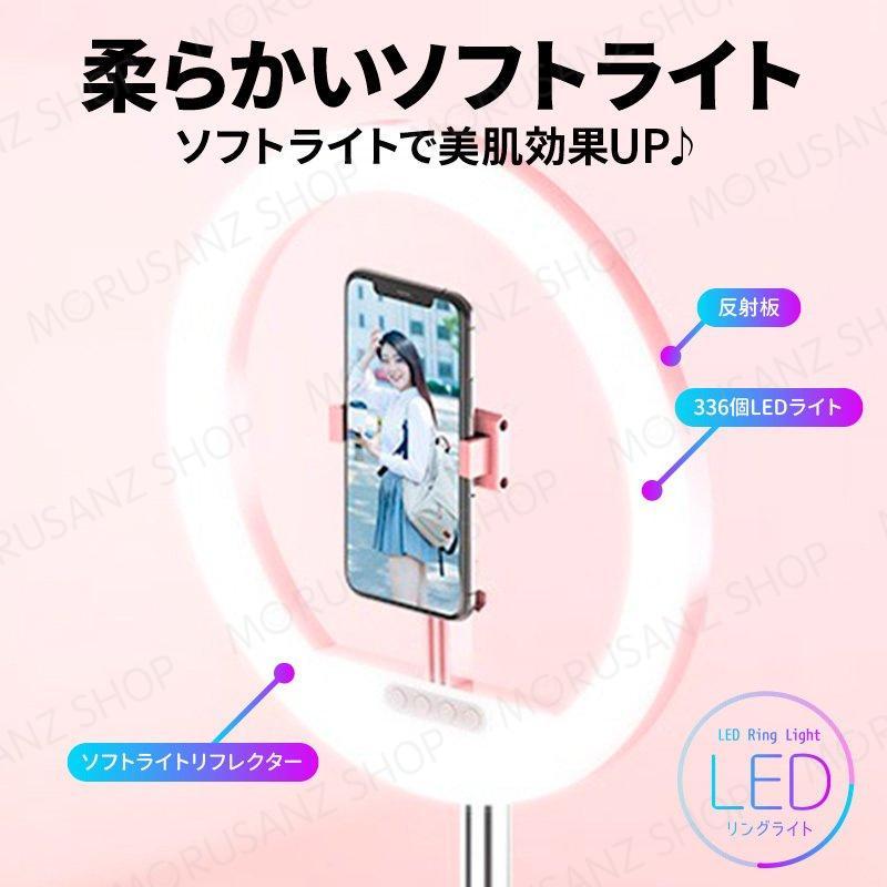 リングライト 卓上 撮影 用 カメラ USB クリップ パソコン スマホ スタンド 三脚 PC LED 美顔 自撮り インスタ YouTube 動画 Live 配信 折りたたみ｜linonanastore｜07