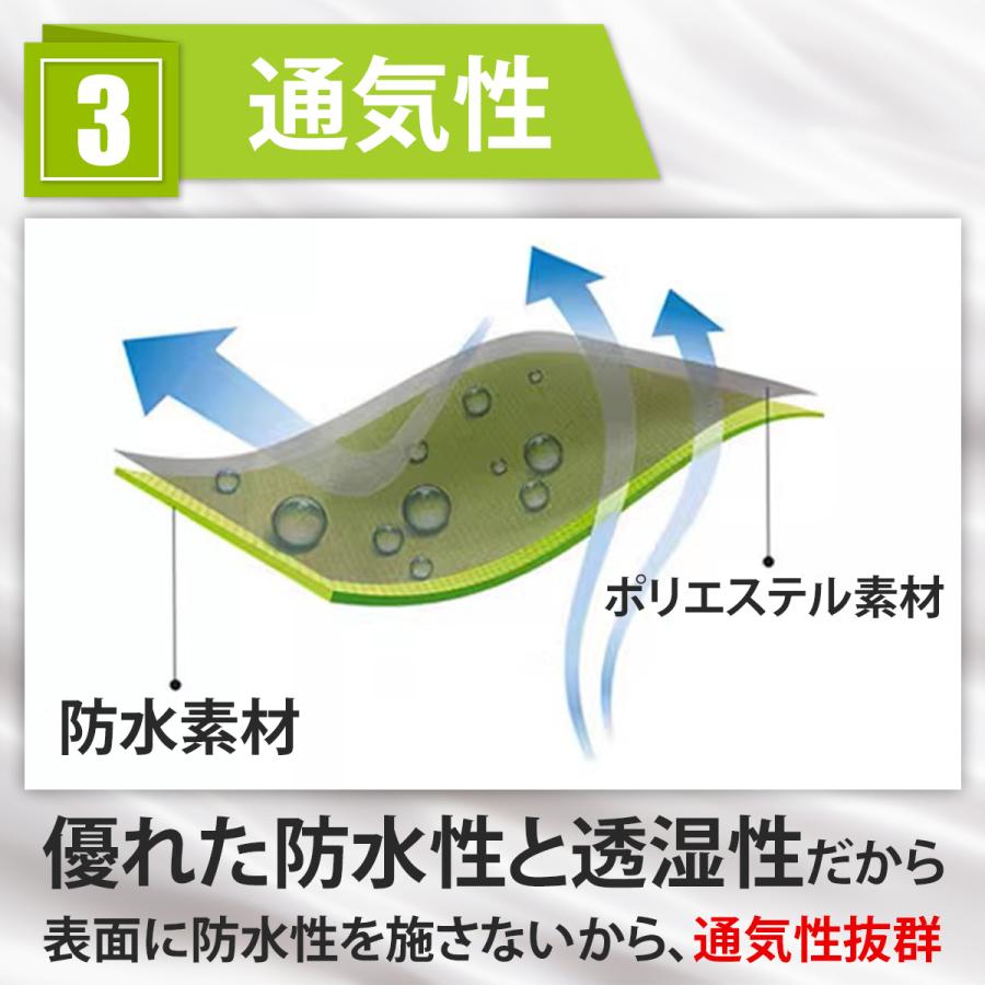 ボックスシーツ 防水シーツ マットレス カバー シングル セミダブル ダブル おねしょ ベット 丸洗い 洗濯可能｜linoshopmk｜17