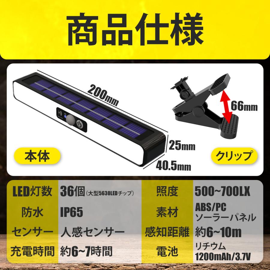 ソーラーライト 屋外用 センサーライト LEDソーラーライト 自動点灯 人感レーダーセンサー付き 玄関灯