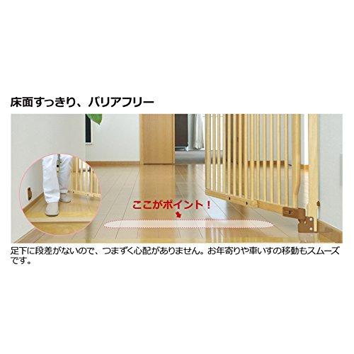 リッチェル Richell 階段の上でも使える木のバリアフリーゲート 本、雑誌、コミック 子ども ノンフィクション