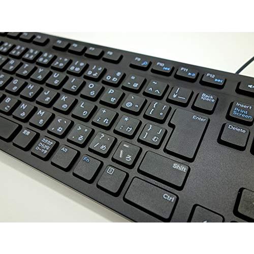 Dell キーボード 有線 日本語配列 マルチメディア対応 ブラック KB216-BK-JP USBキーボード USBキーボード