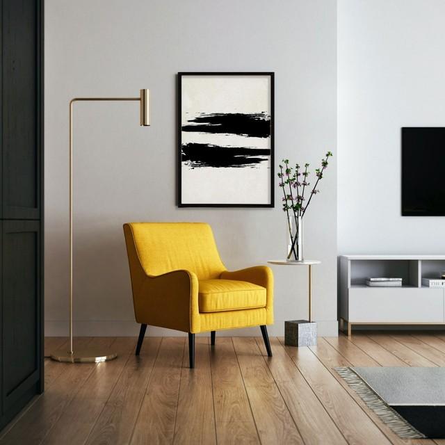 A0012/北欧モダン/アートポスター/インテリア/モダン/ウォールデコレーション/壁掛け/アートパネル/筆/モノトーン | ブランド登録なし | 01