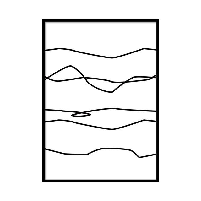 A0013/北欧モダン/アートポスター/インテリア/モダン/ウォールデコレーション/壁掛け/アートパネル/抽象/線画 | ブランド登録なし