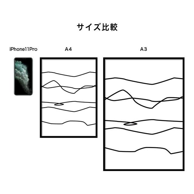 A0013/北欧モダン/アートポスター/インテリア/モダン/ウォールデコレーション/壁掛け/アートパネル/抽象/線画 | ブランド登録なし | 03