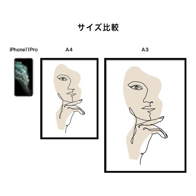 A0029/線画/アートポスター/インテリア/モダン/ウォールデコレーション/壁掛け/アートパネル | ブランド登録なし | 05