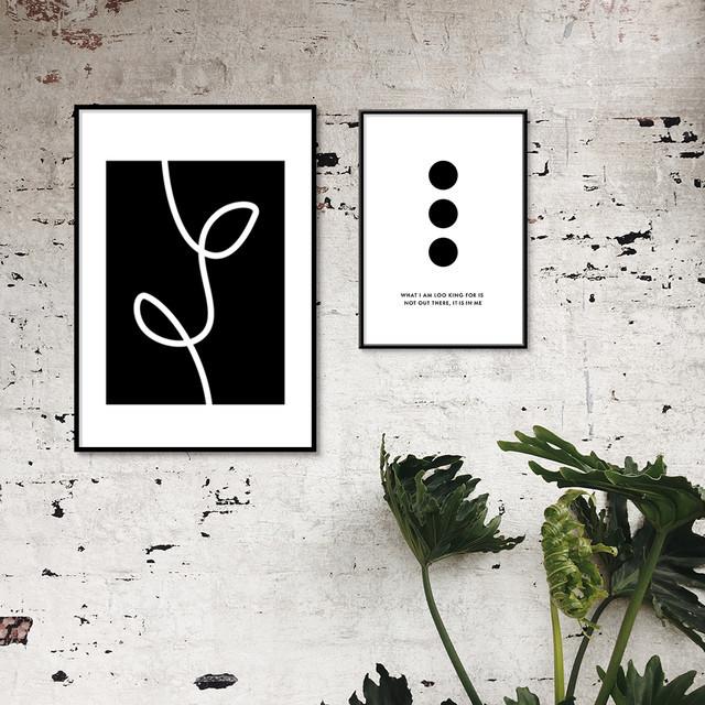 A0042/北欧モダン/アートポスター/インテリア/モダン/ウォールデコレーション/壁掛け/アートパネル/抽象/モノトーン | ブランド登録なし | 03