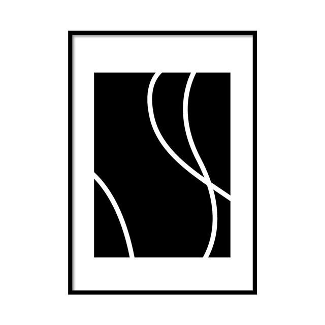 A0043/北欧モダン/アートポスター/インテリア/モダン/ウォールデコレーション/壁掛け/アートパネル/抽象/モノトーン | ブランド登録なし