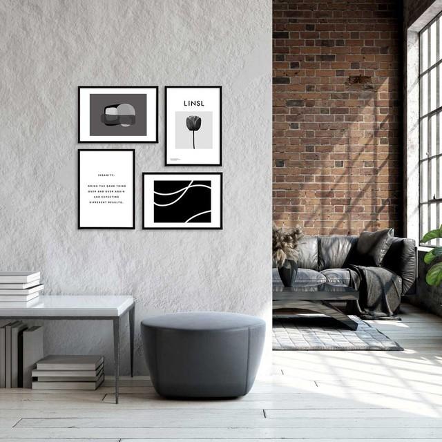 A0043/北欧モダン/アートポスター/インテリア/モダン/ウォールデコレーション/壁掛け/アートパネル/抽象/モノトーン | ブランド登録なし | 01