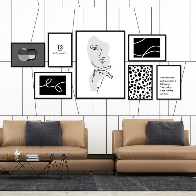 A0044/北欧モダン/アートポスター/インテリア/モダン/ウォールデコレーション/壁掛け/アートパネル/モノトーン/動物 | ブランド登録なし | 03