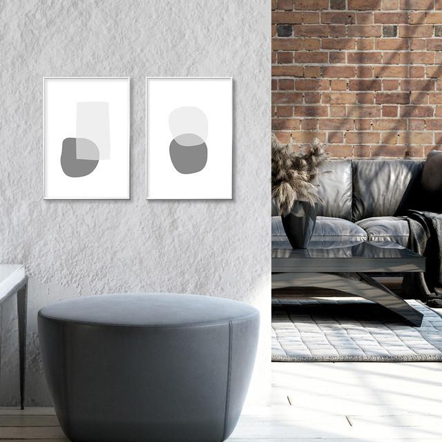 A0046/北欧モダン/アートポスター/インテリア/モダン/ウォールデコレーション/壁掛け/アートパネル/モノトーン | ブランド登録なし | 01