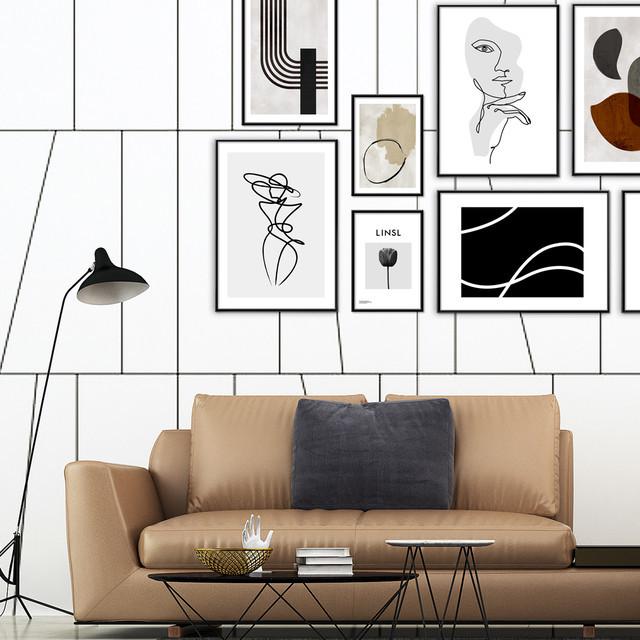 A0054/線画/アートポスター/インテリア/モダン/ウォールデコレーション/壁掛け/アートパネル | ブランド登録なし | 04