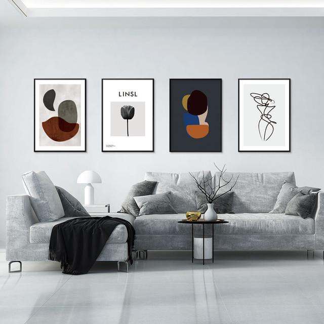 A0060/北欧モダン/アートポスター/インテリア/モダン/ウォールデコレーション/壁掛け/アートパネル/抽象 | ブランド登録なし | 01