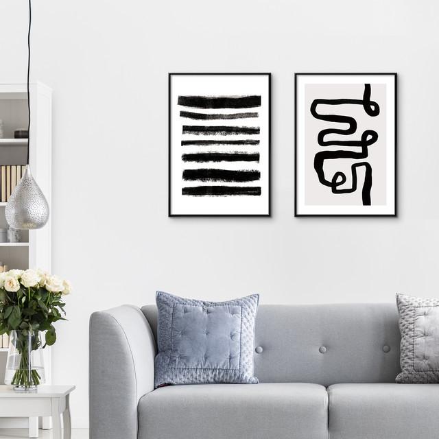 A0093/北欧モダン/アートポスター/インテリア/モダン/ウォールデコレーション/壁掛け/アートパネル/抽象/線画 | ブランド登録なし | 08