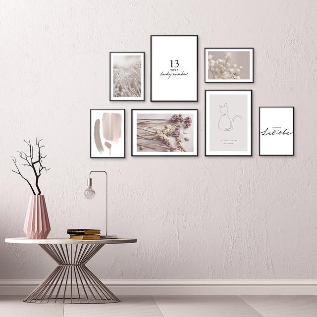 A0102/写真/アートポスター/インテリア/モダン/ウォールデコレーション/壁掛け/アートパネル/ボタニカル/花/植物 | ブランド登録なし | 03