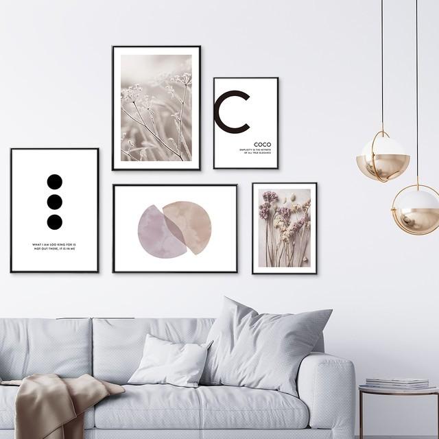 A0102/写真/アートポスター/インテリア/モダン/ウォールデコレーション/壁掛け/アートパネル/ボタニカル/花/植物 | ブランド登録なし | 04