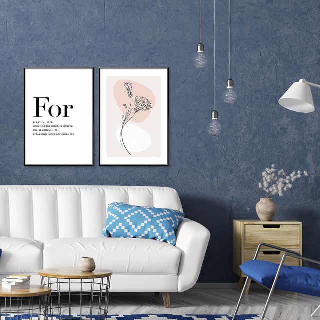 A0113/線画/アートポスター/インテリア/モダン/ウォールデコレーション/壁掛け/アートパネル/カーネーション | ブランド登録なし | 01