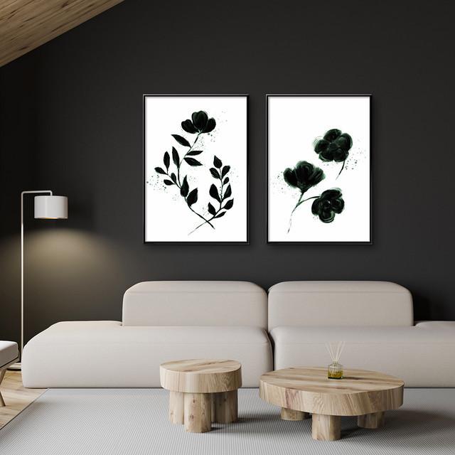 A0115/北欧モダン/アートポスター/インテリア/モダン/ウォールデコレーション/壁掛け/アートパネル/ボタニカル/植物/花 | ブランド登録なし | 02