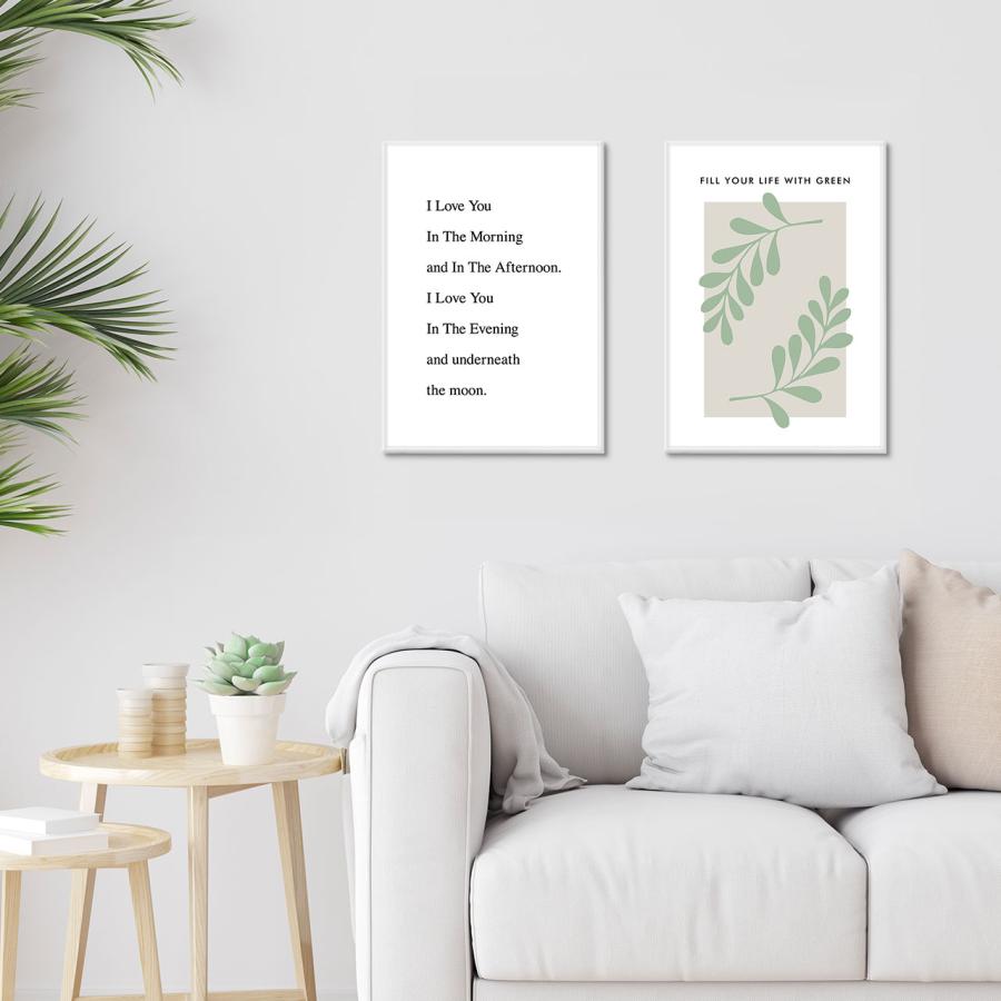 A0175/文字/アートポスター/インテリア/モダン/ウォールデコレーション/壁掛け/アートパネル | ブランド登録なし | 01