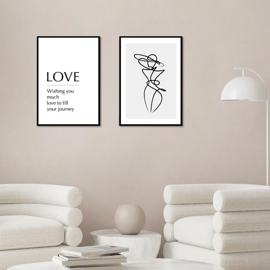 A0180/文字/アートポスター/インテリア/モダン/ウォールデコレーション/壁掛け/アートパネル | ブランド登録なし | 07