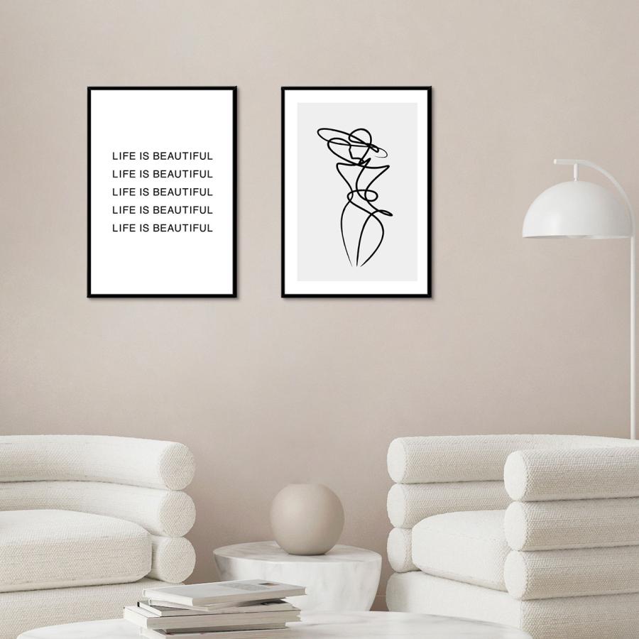 A0181/文字/アートポスター/インテリア/モダン/ウォールデコレーション/壁掛け/アートパネル | ブランド登録なし | 06