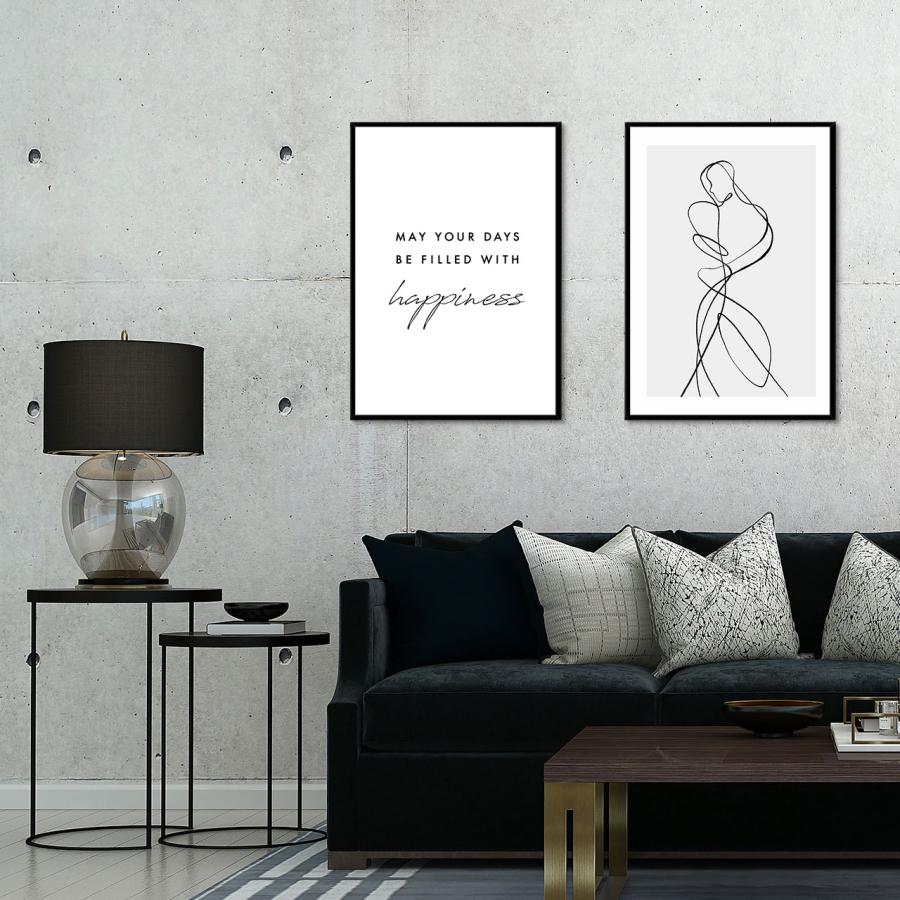 A0187/文字/アートポスター/インテリア/モダン/ウォールデコレーション/壁掛け/アートパネル | ブランド登録なし | 05