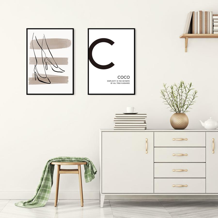 A0198/線画/アートポスター/インテリア/モダン/ウォールデコレーション/壁掛け/アートパネル | ブランド登録なし | 02