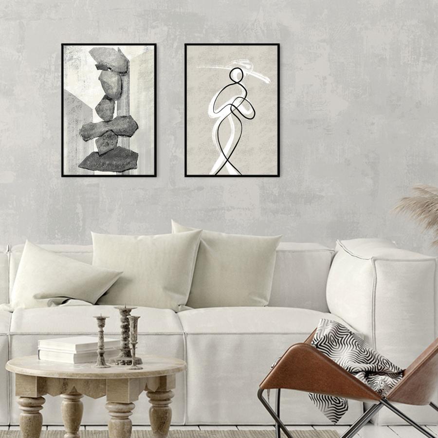 A0199/北欧モダン/アートポスター/インテリア/モダン/ウォールデコレーション/壁掛け/アートパネル/抽象 | ブランド登録なし | 02
