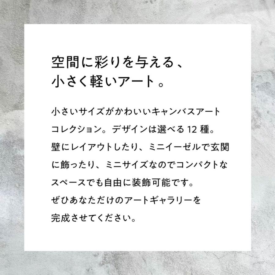 ミニキャンバス 3枚組 キャンバスアート ファブリックアート パネル イーゼル付き | ブランド登録なし | 02