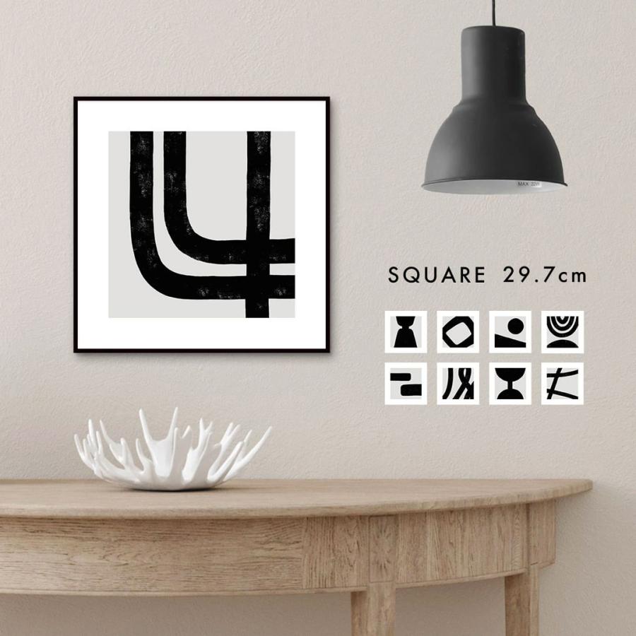 アートポスター 正方形 29.7cm フレーム付き 選べるポスター 北欧モダン LINSL 日本製 | ブランド登録なし