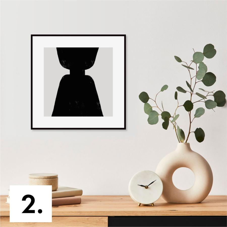 アートポスター 正方形 29.7cm フレーム付き 選べるポスター 北欧モダン LINSL 日本製 | ブランド登録なし | 12