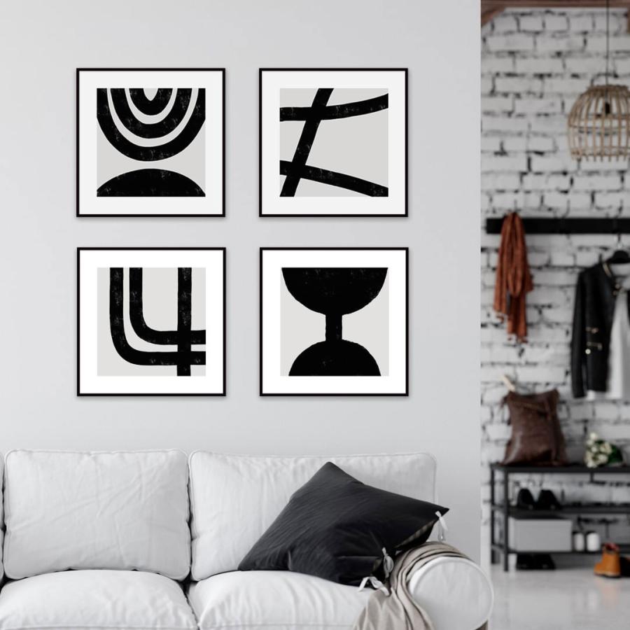 アートポスター 正方形 29.7cm フレーム付き 選べるポスター 北欧モダン LINSL 日本製 | ブランド登録なし | 04