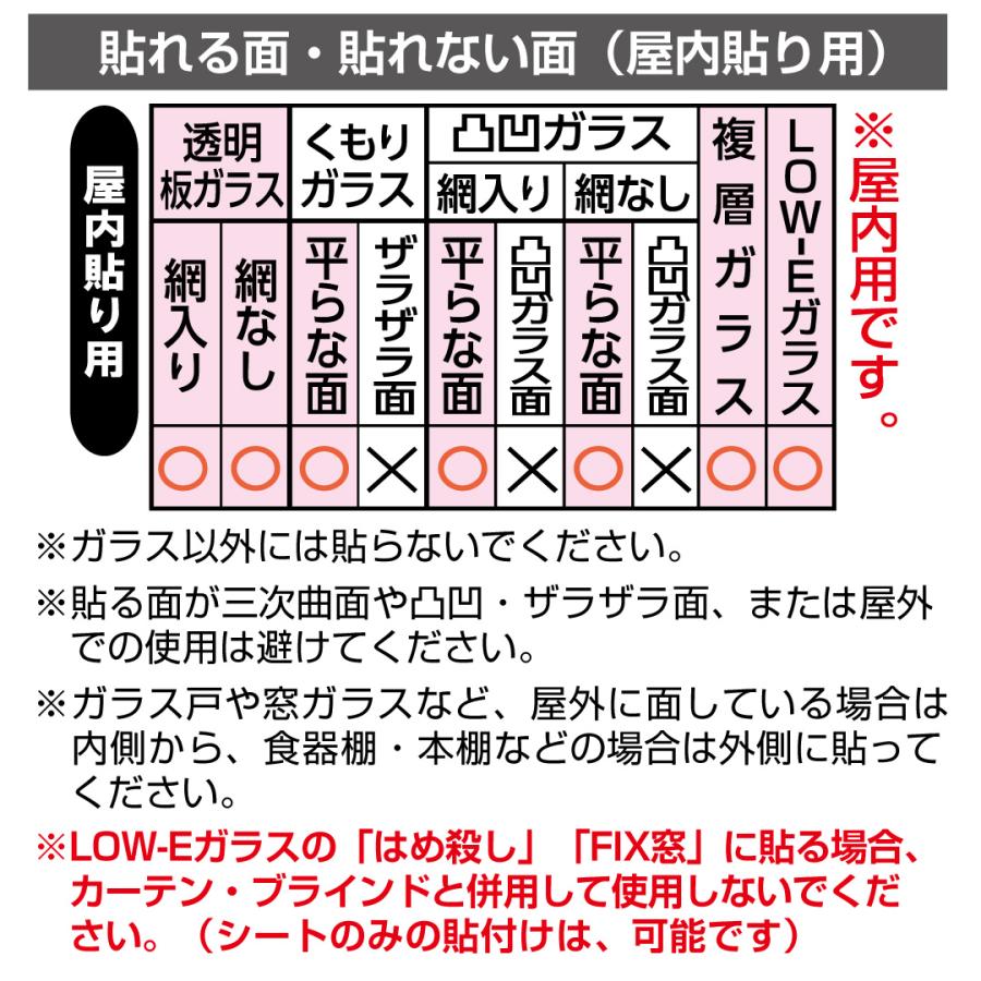 HGJLE10RW　貼ってはがせる　LOW-E複層ガラスに貼れる　目隠し FIX窓OK　すりガラス調　業務用サイズ：92cm×20ｍ_5