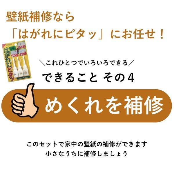 壁紙 壁紙補修 壁紙修復 はがれにピタッ 穴ふさぎ 隙間ふさぎ キズ隠し めくれ補修 Kf101 プチリフォーム商店街 通販 Yahoo ショッピング