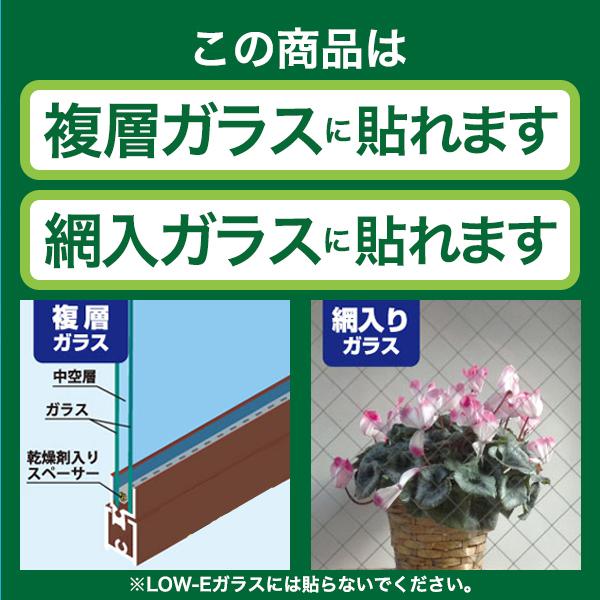 ガラスフィルム 複層 網入り 凹凸 シルエットが映らない 目隠しシート