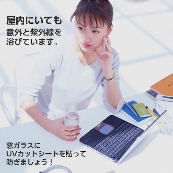 窓ガラス UVカットフィルム 紫外線対策 紫外線を99％カットする すっきりクリア ブラウンフィルム SL 46cm × 2m |  | 05