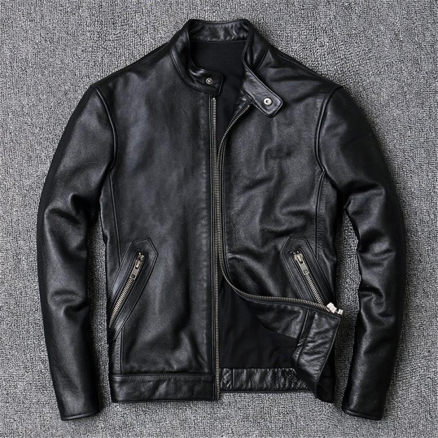 激安ブランド 革ジャン レザージャケット メンズ 本革 バイク ライダース 牛革 羊革 シングル ショート スリムタイプ 細身 ブランド ジャケット ミリタリー レザーコート J Py 61 Liogino 通販 Yahoo ショッピング 手数料安い Off Field Com