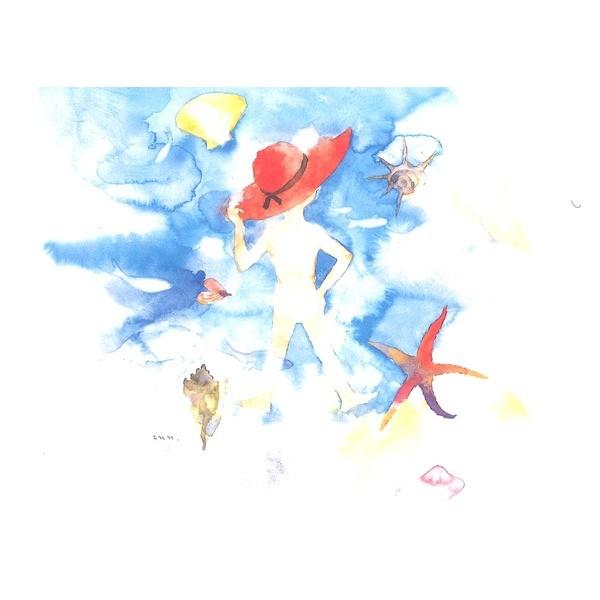 ちひろ額装 壁掛け額 白いフレーム いわさきちひろ 絵画額 貝と赤い帽子の少年 Ds Liolio Shop 通販 Yahoo ショッピング