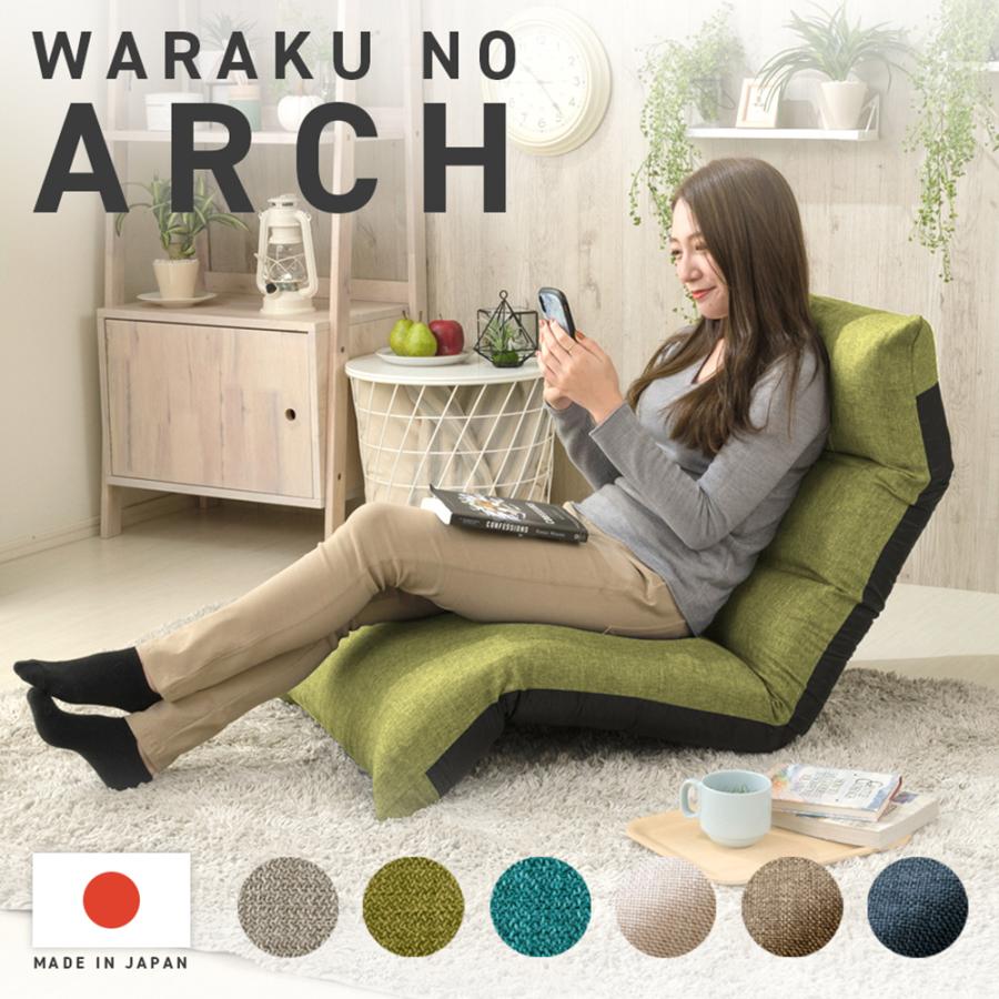 セルタン 和楽のアーチ 座椅子 42段階 グレー グリーン ベージュ