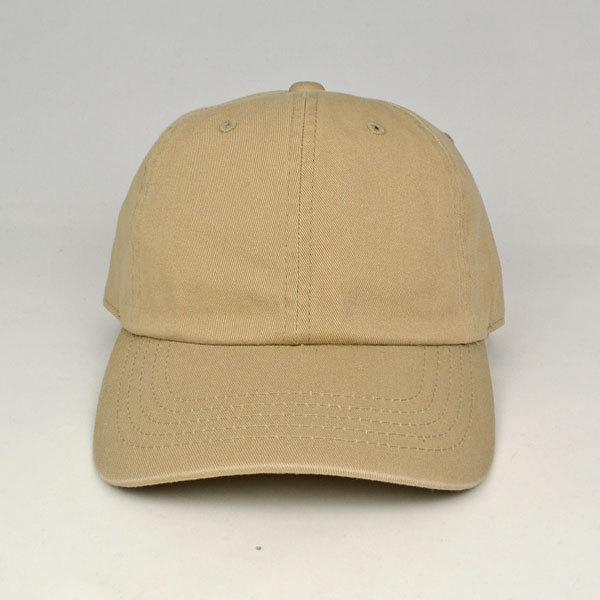 無地 コットン ツイル ベースボールキャップ メンズ レディース