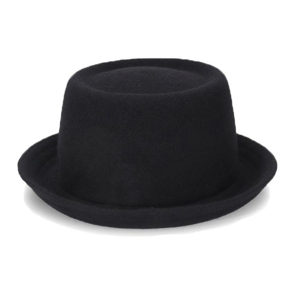 SALE⭐️KANGOL　ウール素材　ポークパイハット　Black　Lサイズ KANGOL(カンゴール) ウールポークパイハットWOOL MOWBRAY 秋冬 メンズ