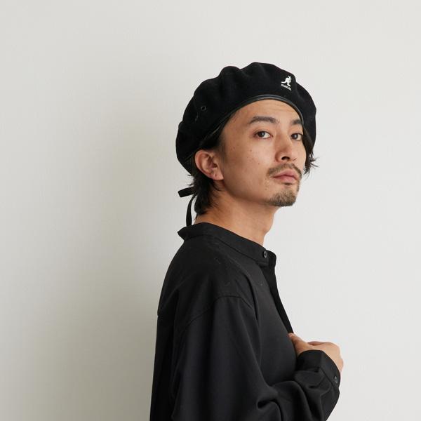 カンゴール ベレー帽 ウール ビック モンティ メンズ レディース 黒 ベージュ ミリタリー アーミー KANGOL 秋冬 帽子