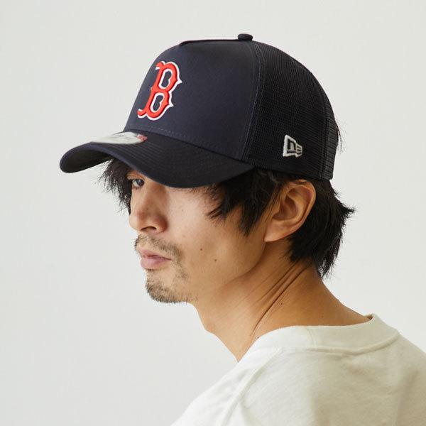 ニューエラ メッシュキャップ 9FORTY A-Frame トラッカー メンズ レディース la ny sox 黒 レッドソックス ホワイトソックス  ドジャース ヤンキース エンゼルス