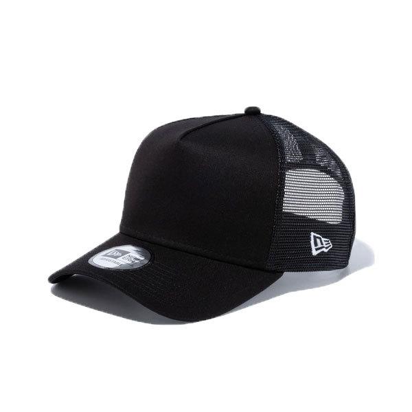 ニューエラ メッシュキャップ 人気 無地 黒 紺 カーキ オリーブ スナップバック アジャスタブル 9FORTY A-Frame トラッカー ベーシック メンズ レディース