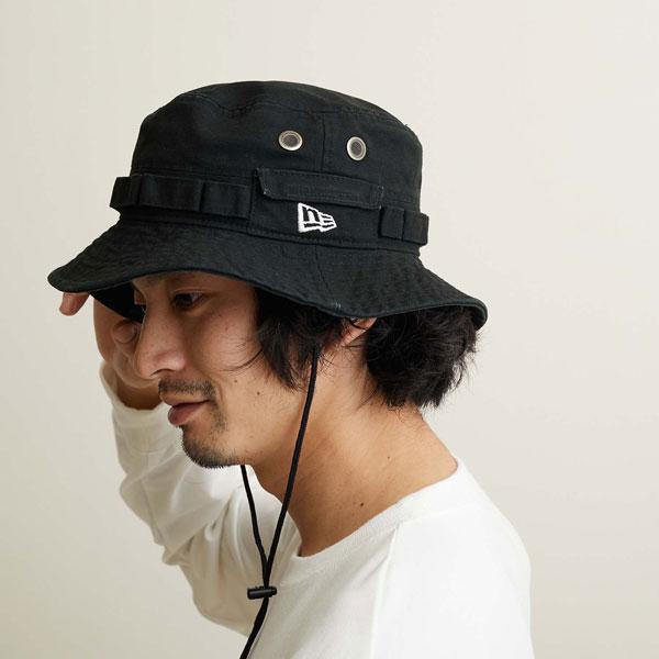 ニューエラ アドベンチャー ハット メンズ レディース NEW ERA 帽子 大きいサイズ 小さいサイズ 黒 ブラック デニム 紺 ネイビー モス オリーブ タン 釣り 山｜lion-do｜17