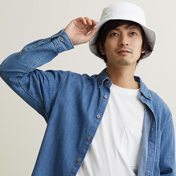 ニューエラ ハット バケットハット 01 newera メンズ レディース 白 黒 紺 デニム ブラック ネイビー ホワイト カーキ ベージュ 無地 xl 大きい 深め :bucket01n