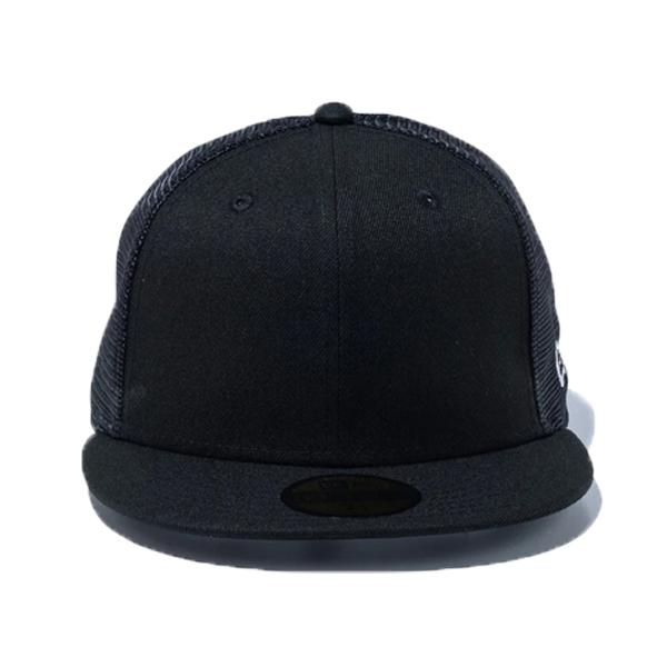 59FIFTY ニューエラ キャップ メッシュ ブラック 黒 大きい