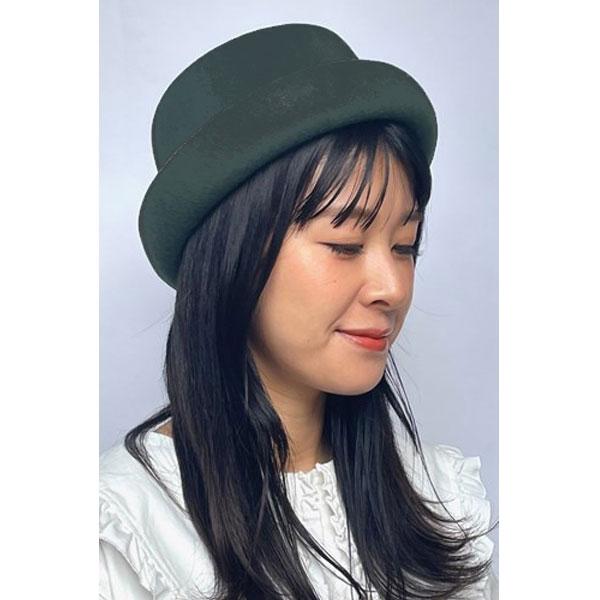 【超美品】　ラグアンドボーン rag & bone ウールハット 黒 女優ハット ウール100% ベルト付女優帽（ハット）｜Little＆More（リトル