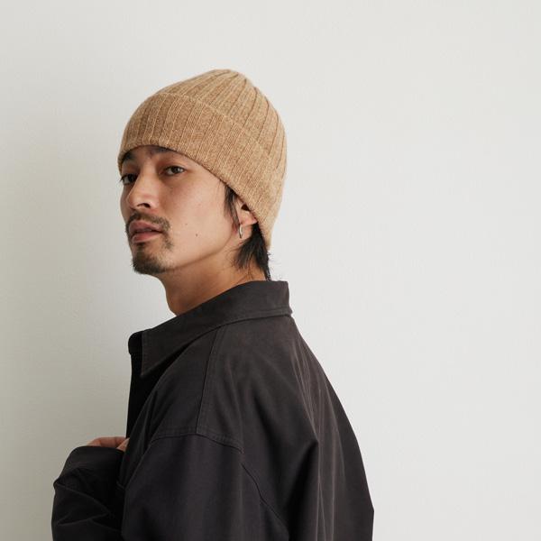 限定セール】 エディ カシミヤ 混ニットキャップ 秋冬 ニット帽 メンズ