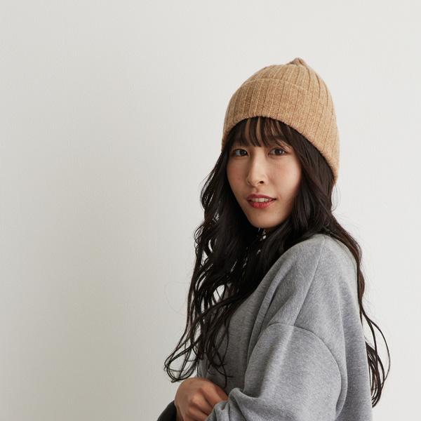 FABIANA FILIPPI カシミヤ混 ブラックニット帽 FABIANA FILIPPI カシミヤ混 ブラックニット帽 FABIANA FILIPPI