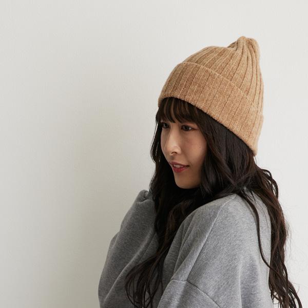 限定セール】 エディ カシミヤ 混ニットキャップ 秋冬 ニット帽 メンズ